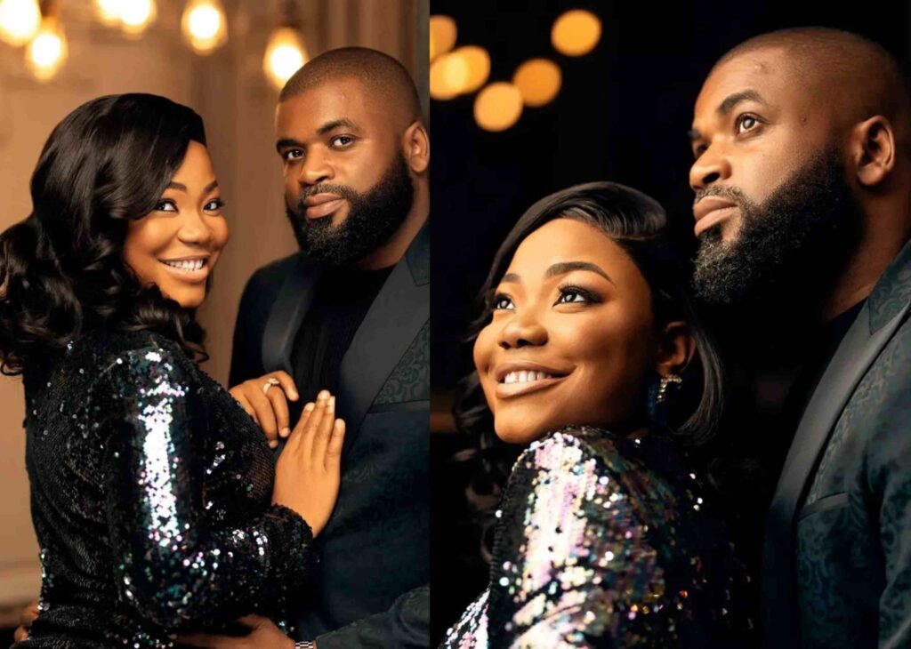 Mercy Chinwo & Her Husband Marks 1st Marriage Anniversary